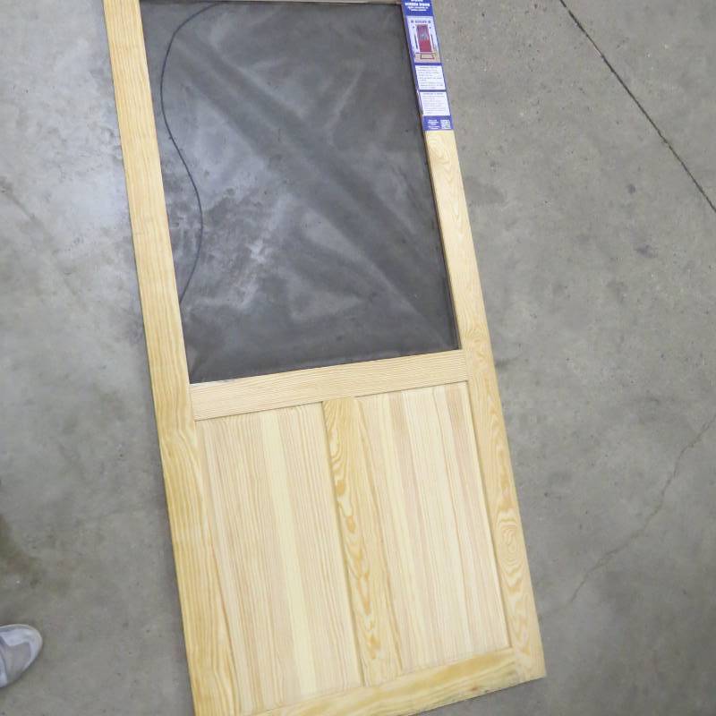 lot 9 image: Screen Tight - Premium Wood Screen Door