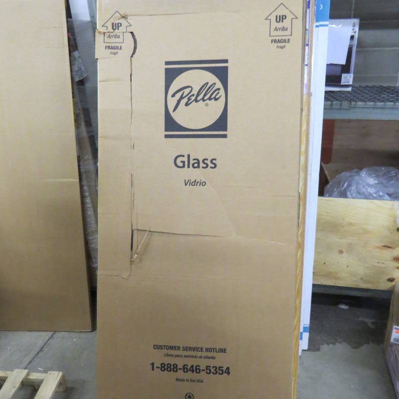 lot 16 image: Pella Vidrio door glass - Waterfall