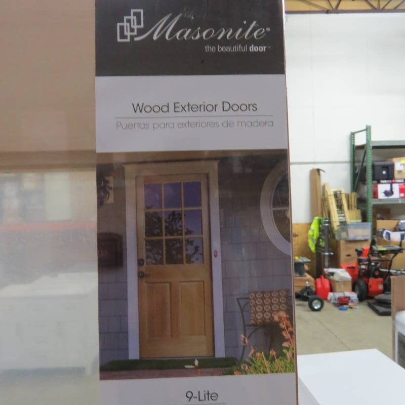 lot 37 image: Masonite Reversable Solid Core Entry Door