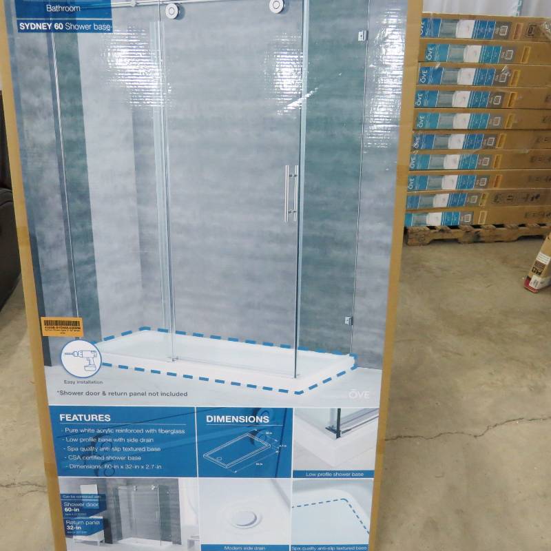 lot 62 image: Shower Basin - by Ove - 60 in x 32 in