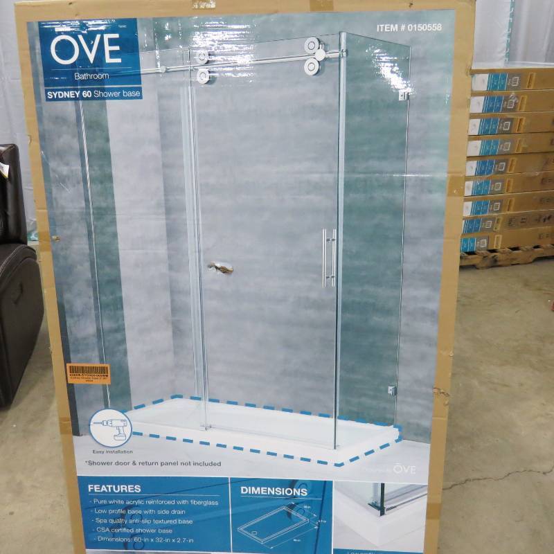 lot 63 image: Shower Basin - by Ove - 60 in x 32 in