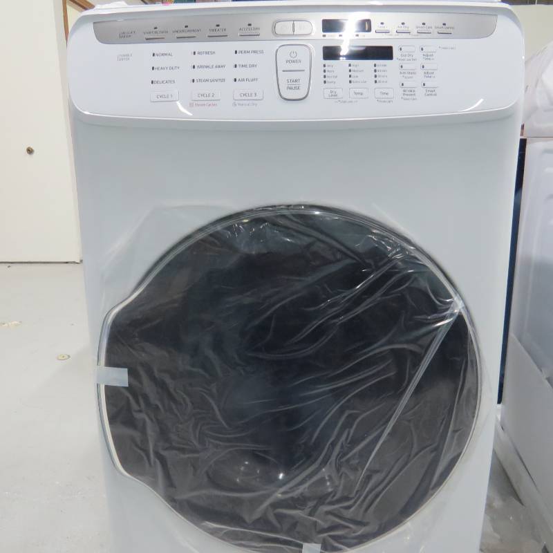 lot 57 image: Samsung - 7.5 cu ft - FlexDry Dryer - in White