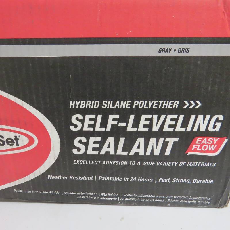 lot 83 image: 9 tubes - Rapid Set - 28 oztube - Self-Leveling Sealant - in Gray