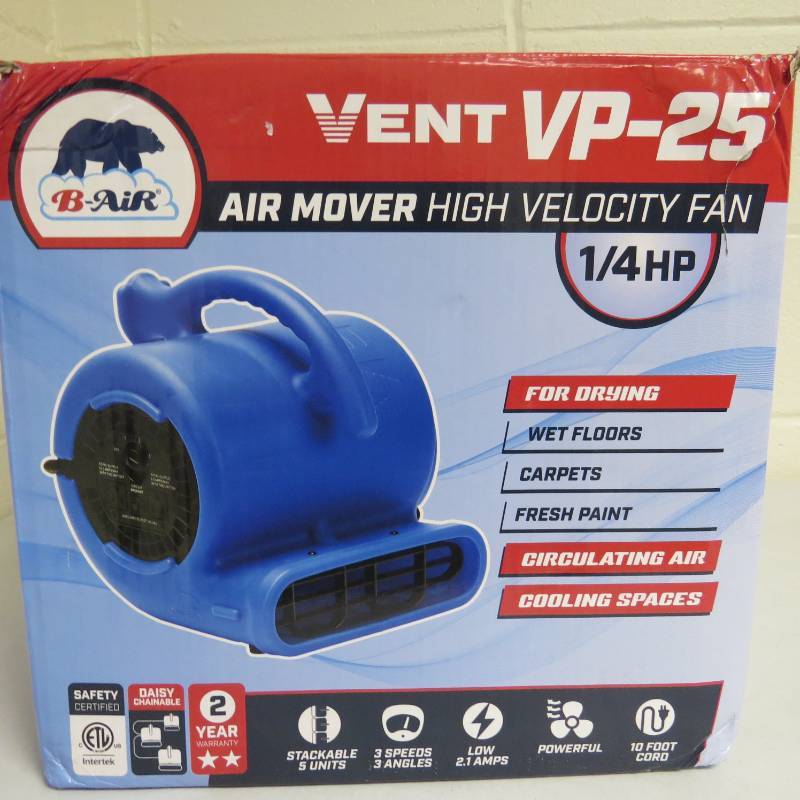 lot 84 image: B-Air 14 hp Air Mover Blower Fan