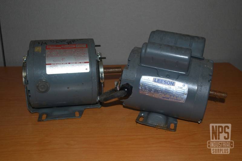 lot 23 image: (2) Electric Motors Dayton 14 HP and Leeson 13 HP
