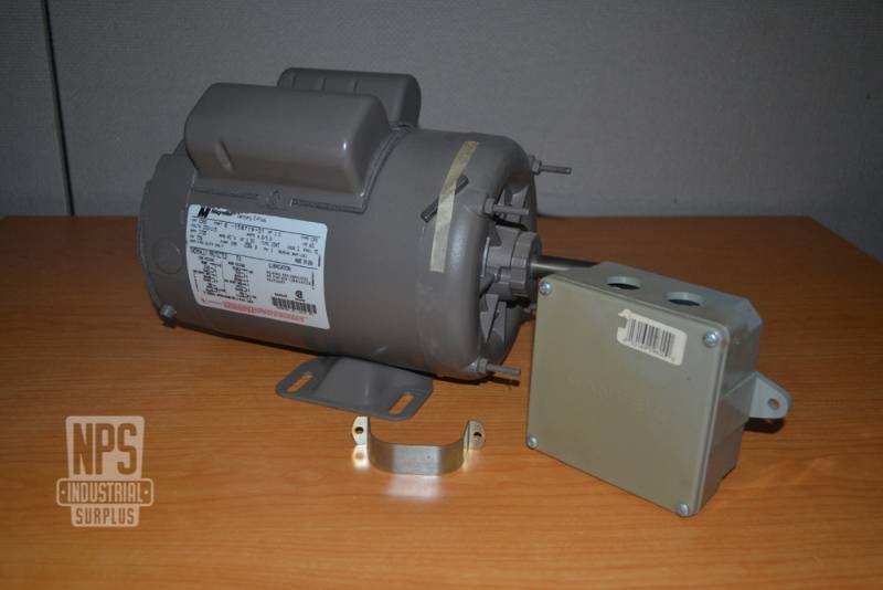 lot 31 image: NEW Magnetek Electric Motor  Single Phase  1 HP