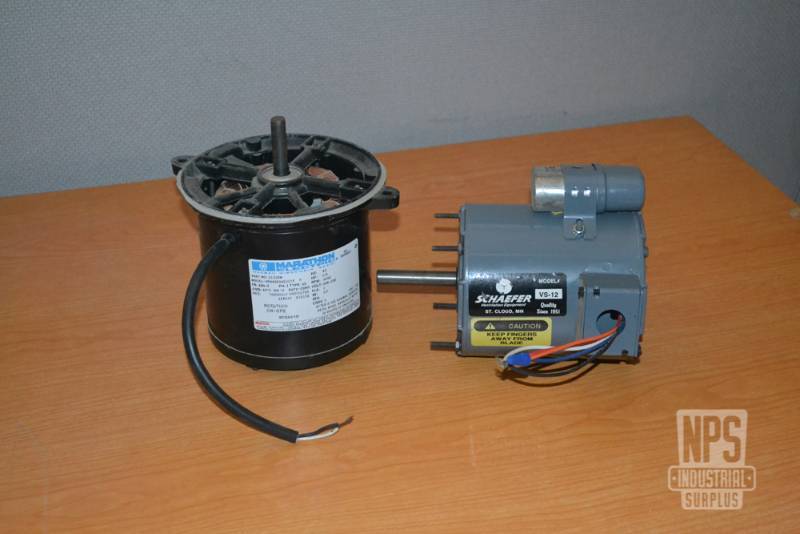 lot 38 image: (2) Electric Motors Marathon 15 HP and Schaefer 110 HP Single Phase