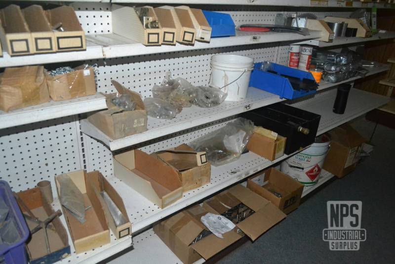 lot 92 image: Contents of Shelf  94,95,96,97  - NEW Assorted Bolt inventory and More