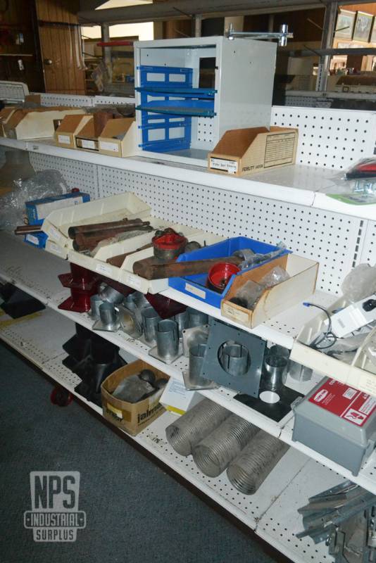 lot 101 image: Contents of Shelf 115,116,117,118  - Assorted Ag Parts  Parts Bin