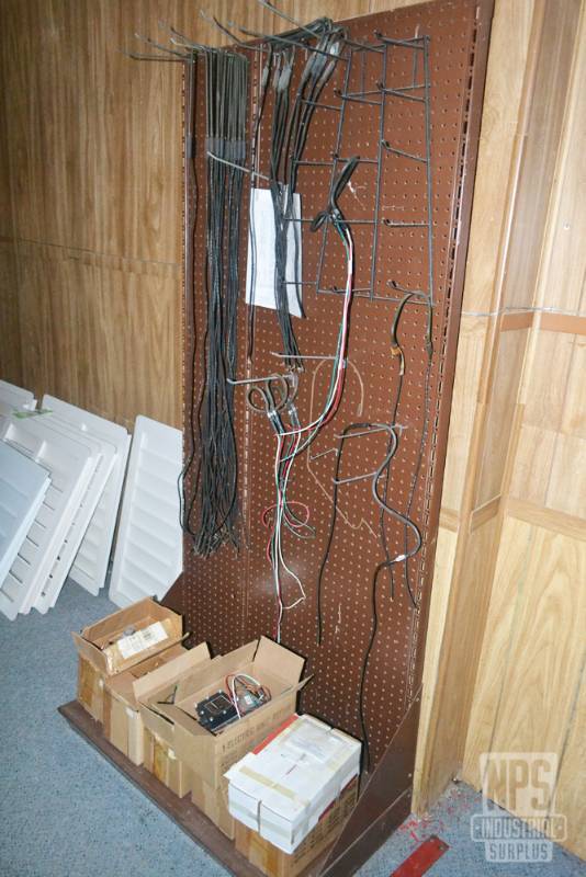 lot 106 image: Contents of Display - NEW Electric Heating Units, Thermostats and More