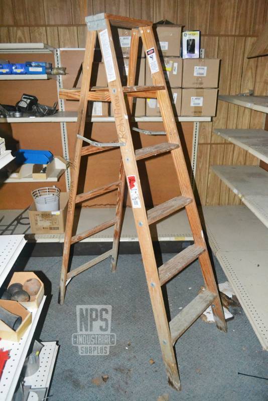 lot 118 image: 6 Wood Ladder