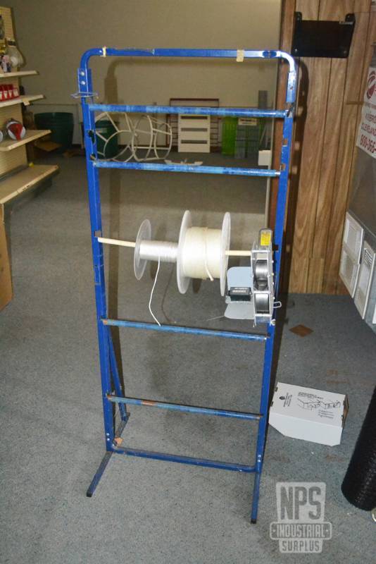 lot 122 image: Wire  Rope Spool Rack with Olympic 1430 Length Counter