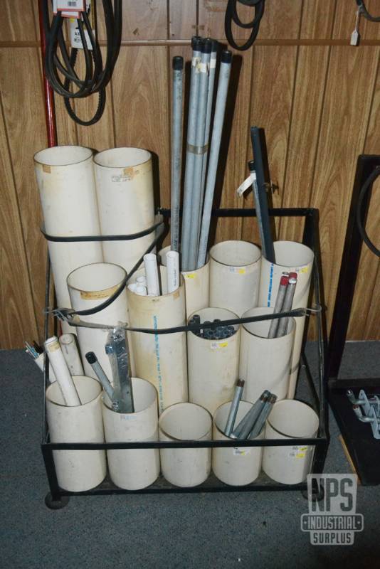 lot 124 image: Pipe Rack with Contents