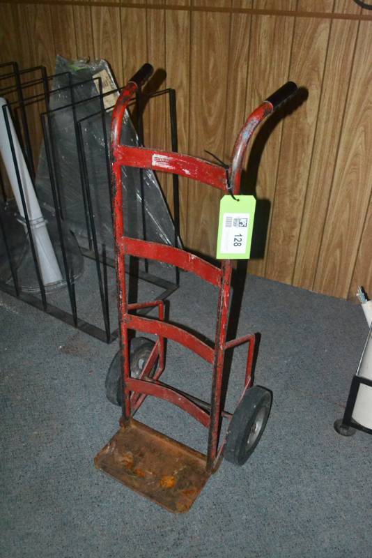 lot 128 image: 2 Wheel Dolly w Hard Tires