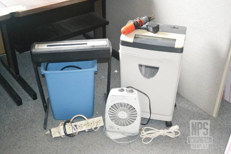 lot 140 image: Paper Shredders, Heat Fan and More