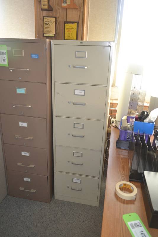 lot 169 image: 5 Drawer File Cabinet