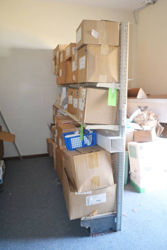 lot 191 image: (2) 4 Sections of Gondola Store Shelving