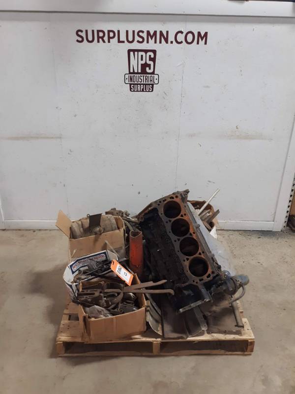 Pallet lot of Assorted Hardware and Parts - Small Block Ford
