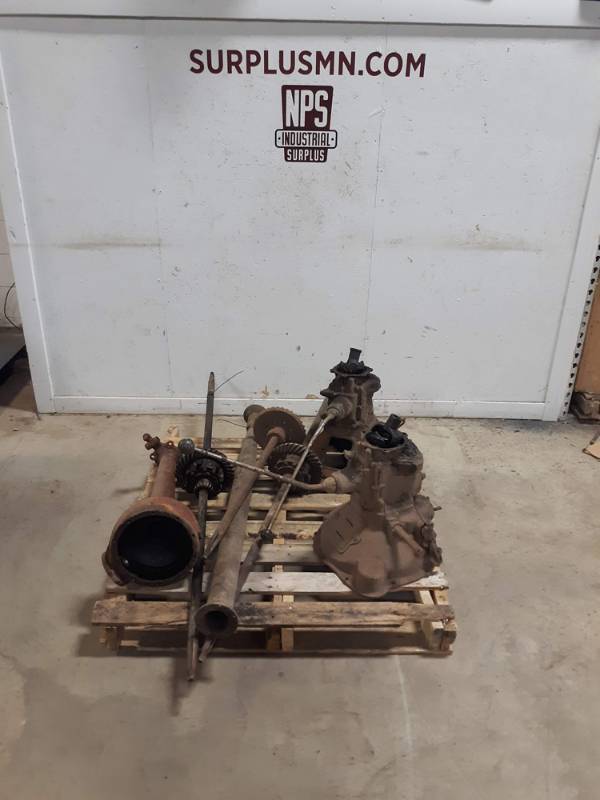 Pallet of FORD Model A Drivetrain Parts and Transmissions