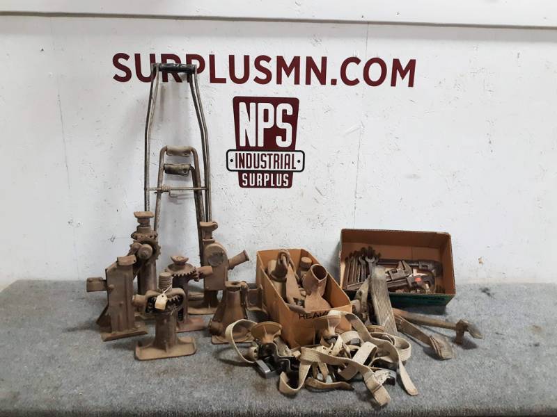 Large Lot of Vintage Tools, Jacks, VW Pedals and More