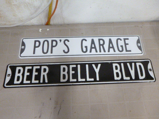 2 Decorative Street Signs Northstar Kimball October Consignments