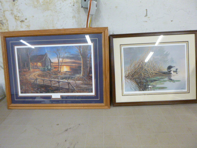 lot 25 image: Jim Hansel and Les Didier Framed Prints