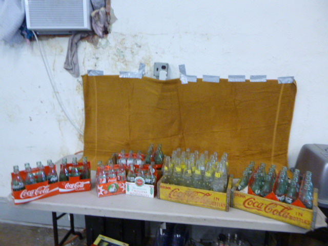 lot 34 image: Lot of Coca-Cola and Tab Bottles