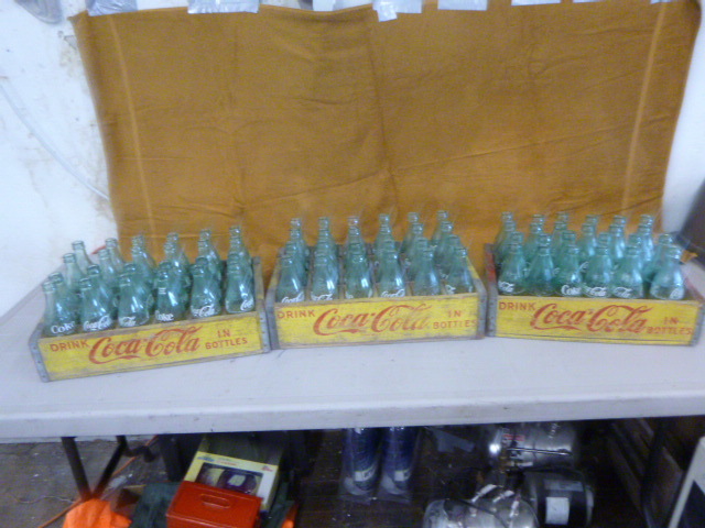 lot 35 image: Lot of Coca-Cola Bottles