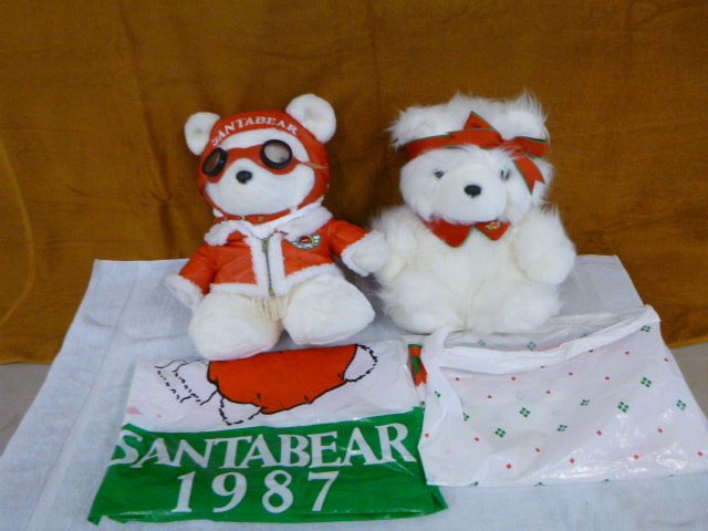 lot 42 image: 2 Dayton Hudson (1987) Santa Bears