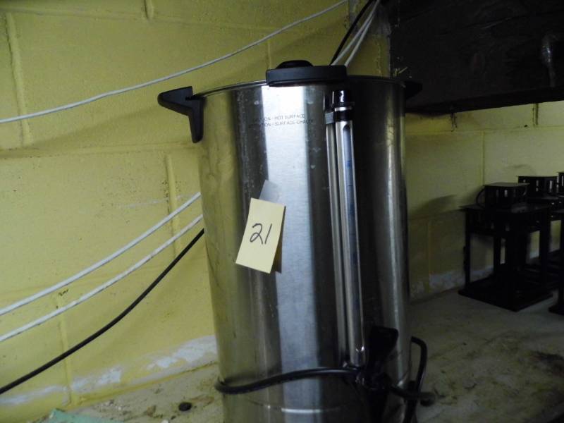 lot 21 image: Large Commercial Coffee Maker