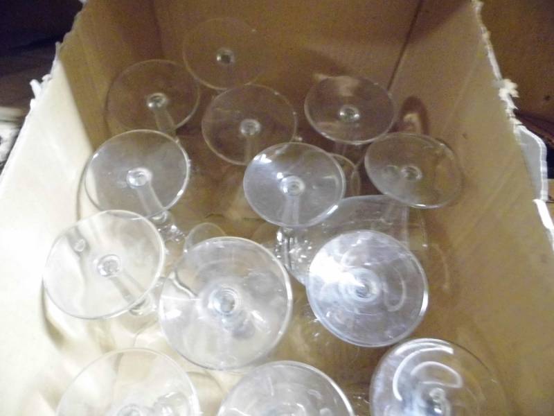 lot 135 image: 2 Boxes of Wine Glasses