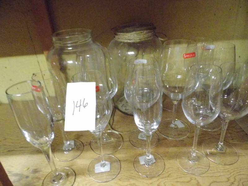 lot 146 image: Glassware - Jars