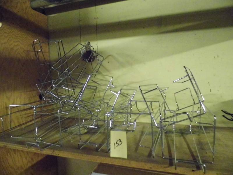 lot 153 image: Metal Racks - Rolling Dispenser