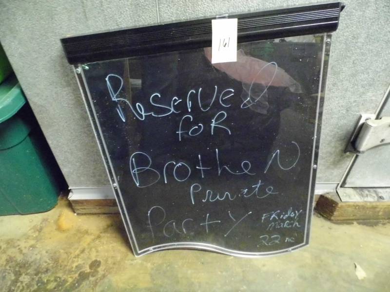 lot 161 image: Lit Message Board