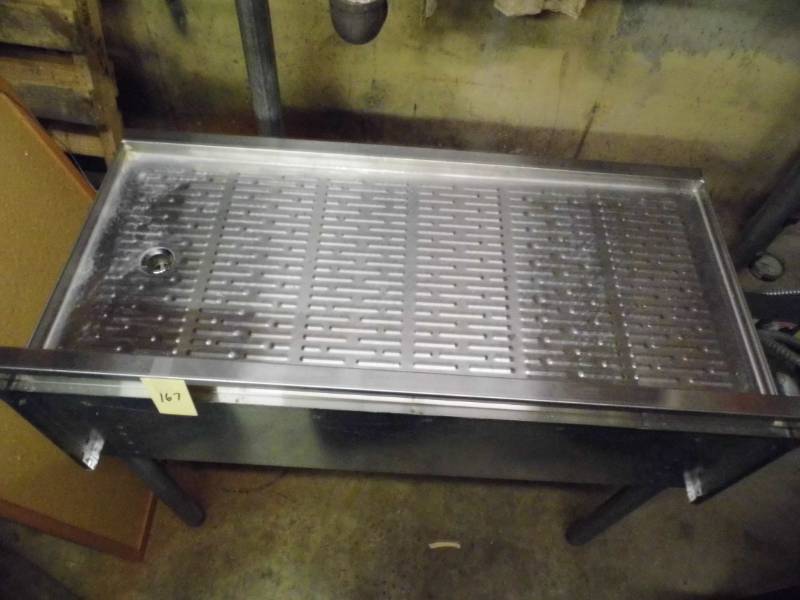 lot 167 image: Stainless Steel Table  Rack