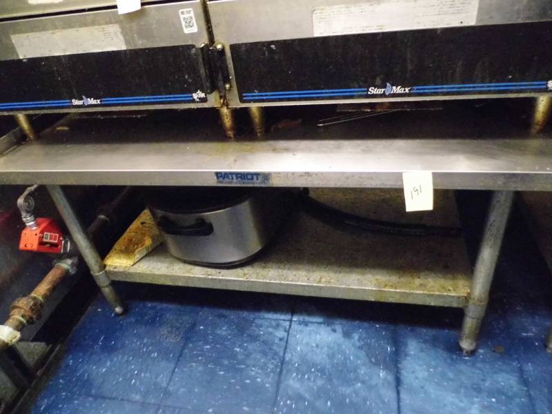 lot 191 image: Stainless Steel Table