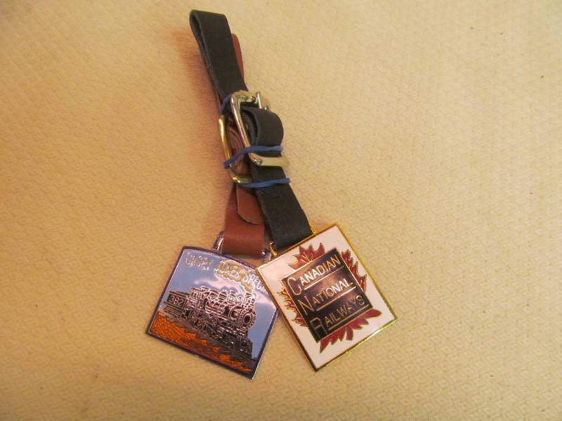 lot 97 image: Railroad key fobs