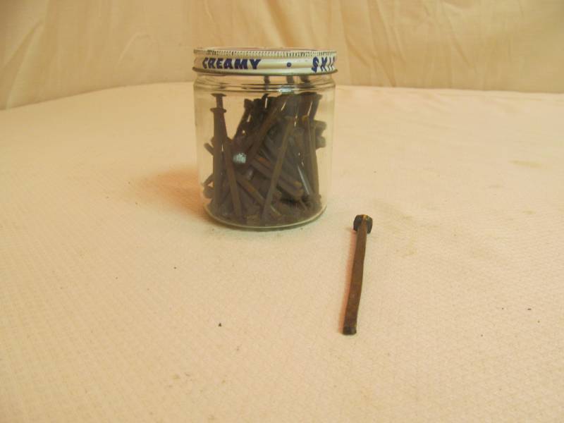 lot 104 image: Vintage square nails