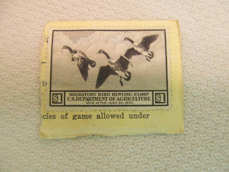 lot 125 image: Hunting stamp