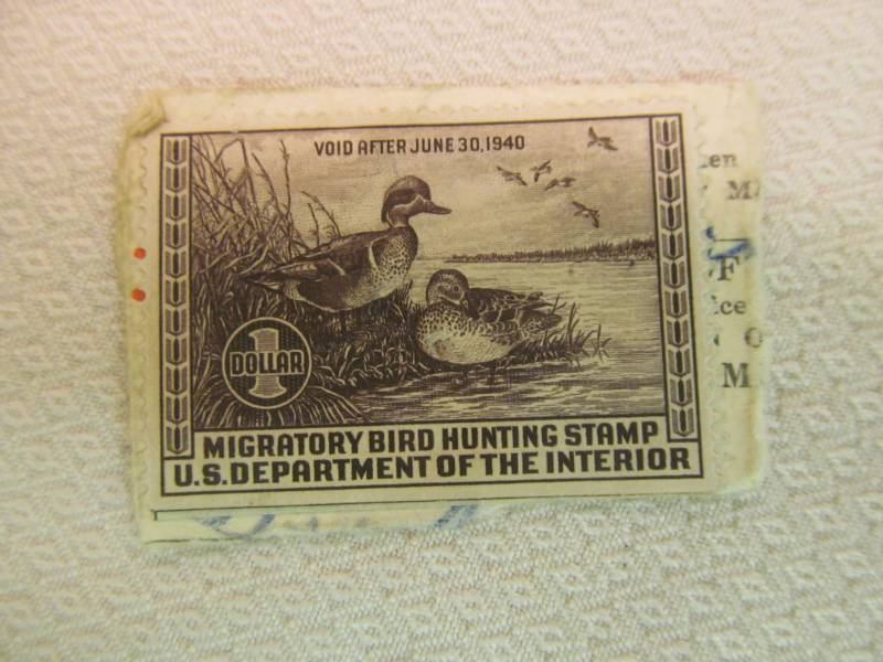 lot 126 image: Hunting stamp