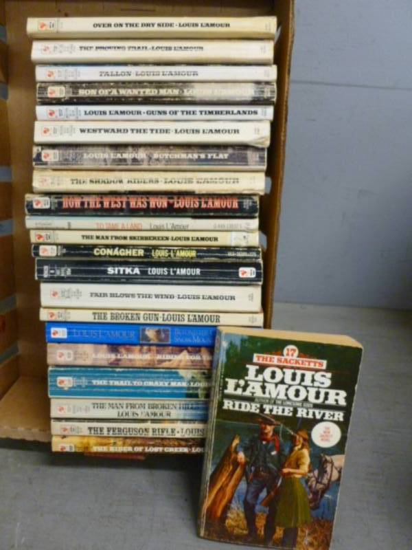 Vintage Louis Lamour Books