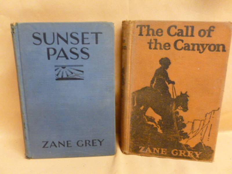 Antique Zane Grey Books