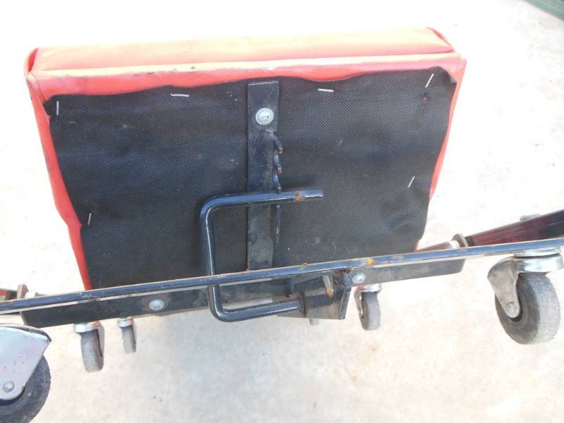 lot 201 image: Tool Shop Adjustable Headrest Creeper for Auto Mechanics and More