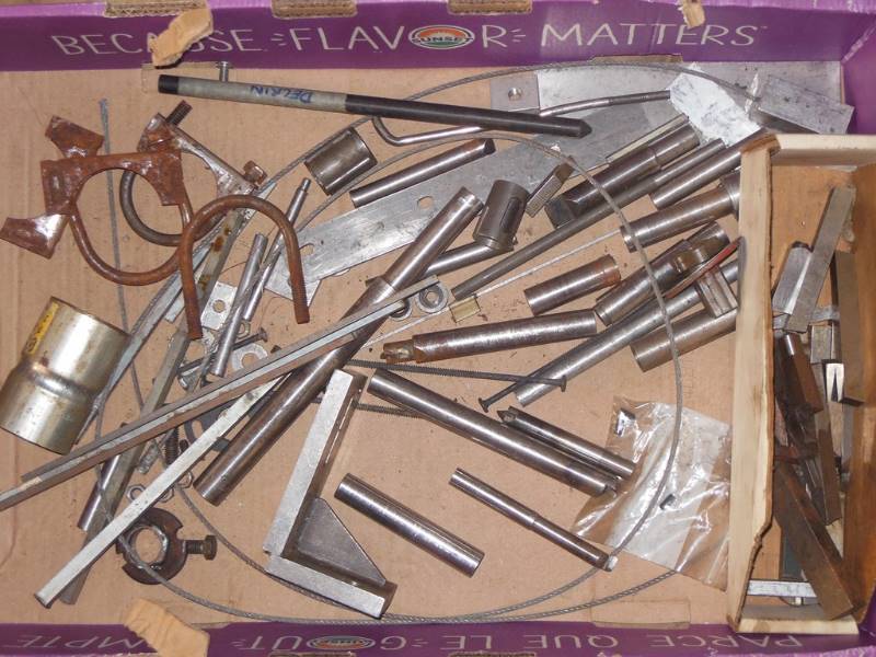 lot 224 image: Miscellaneous Small Engine Repair Shop Metal Tools, Components, Items, etc.