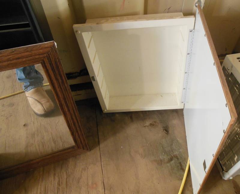lot 249 image: Medicine Cabinet and Two Mirrors