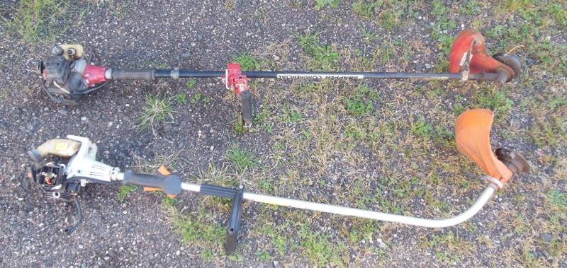 lot 119 image: Two Weed Whips - Pulled Cords, Not Seized - Snapper Commercial and Stihl