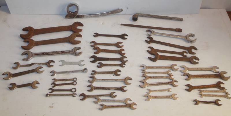 lot 137 image: Wrenches Including a TRA MASTER 78 - 1 14, Craftsman, Hybar, and More