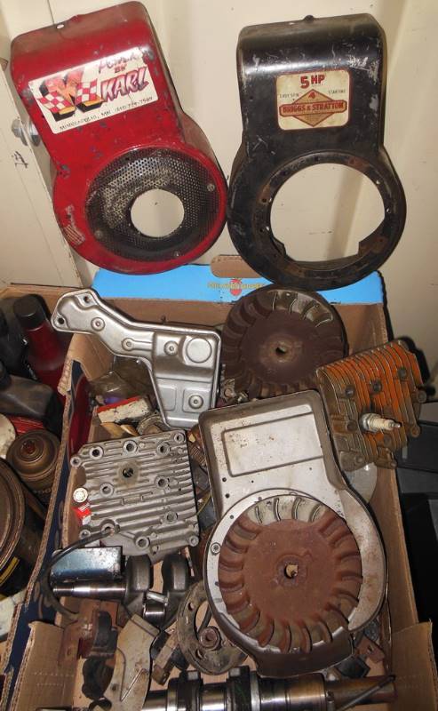 lot 145 image: Parts Including one marked  Rear Earth Magnets - Auto, Go Kart or Small Engine Parts