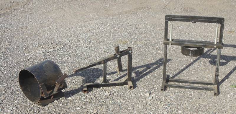 lot 191 image: Possible Tire Bead Breaker Set up or Other Auto-Related Item