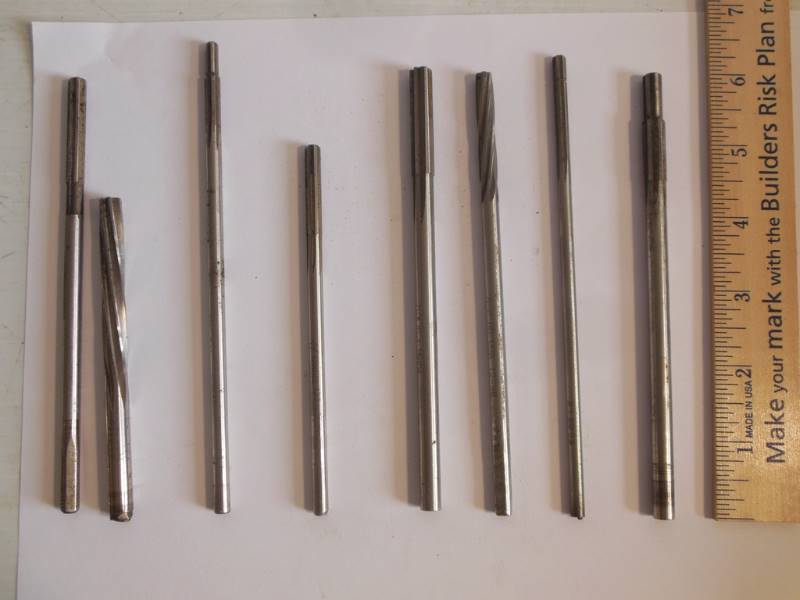 lot 209 image: Multiple Reamers - Markings Include Yankee HSS #19233, E-08, and more (See photos)